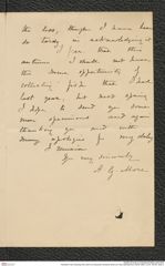 Nachlass Franz Steindachner, Brief von Alexander Goodman More an Franz Steindachner (09.08.1880), Inv.Nr. 349.06, Seite 3